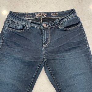 Buckle Black Skinny Jeans, Dark Wash, Women’s size 26x32